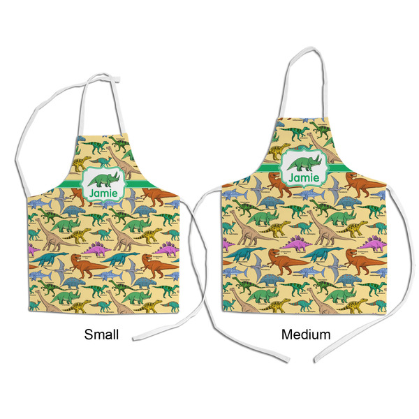 Dinosaurs Kid's Aprons - Comparison