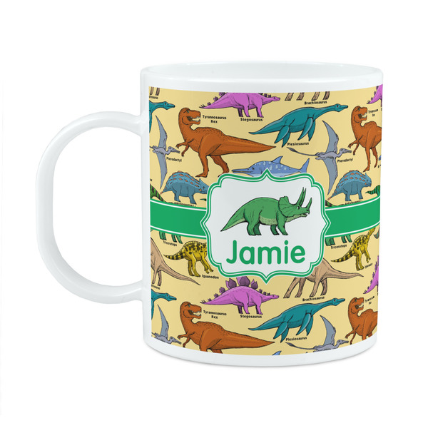 Custom Dinosaurs Plastic Kids Mug (Personalized)
