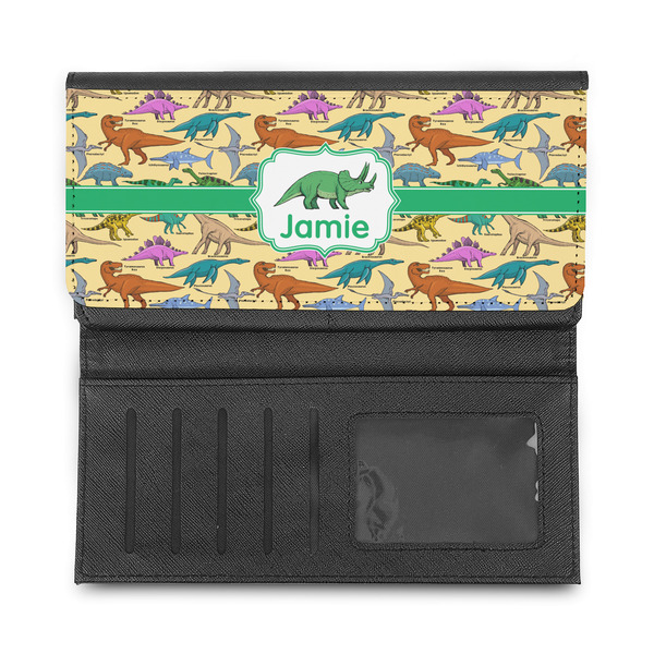 Dinosaurs Ladies Wallet - Half Way Open