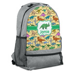 Dinosaurs Backpack - Grey (Personalized)