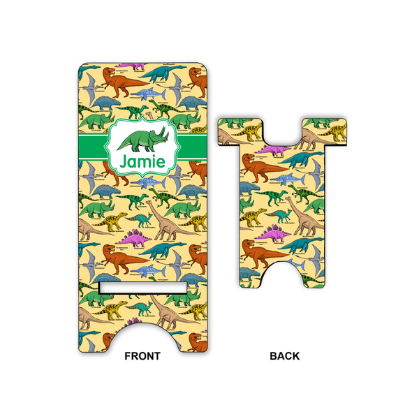 Dinosaurs Large Phone Stand - Front & Back