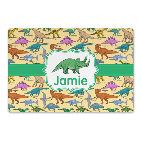 Custom Dinosaurs Large Rectangle Car Magnet (Personalized)