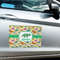 Dinosaurs Large Rectangle Car Magnets- In Context