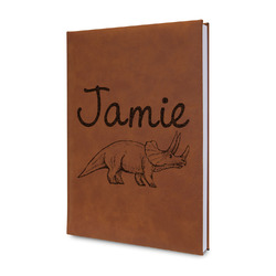 Dinosaurs Leather Sketchbook - Small - Double Sided (Personalized)