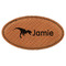 Dinosaurs Leatherette Oval Name Badges with Magnet - Main