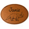 Dinosaurs Leatherette Patches - Oval