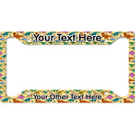 Dinosaurs License Plate Frame (Personalized)