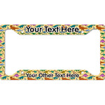 Dinosaurs License Plate Frame - Style A (Personalized)