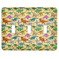 Dinosaurs Light Switch Cover (3 Toggle Plate)