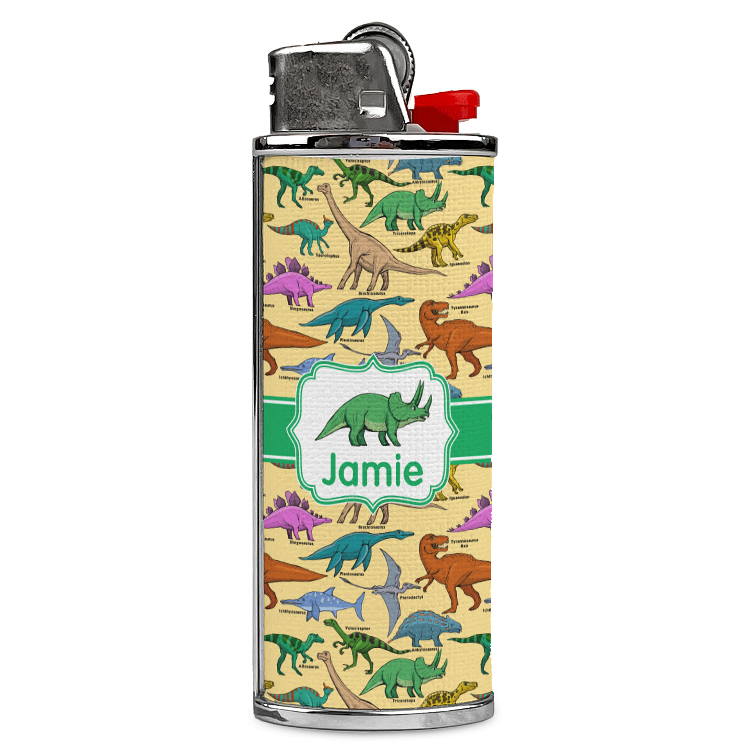 Dinosaurs Case for BIC Lighters (Personalized) YouCustomizeIt