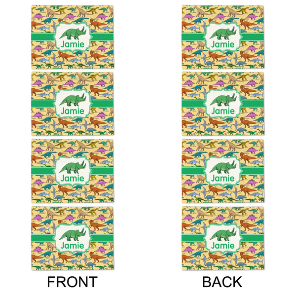 Dinosaurs Linen Placemat - APPROVAL Set of 4 (double sided)