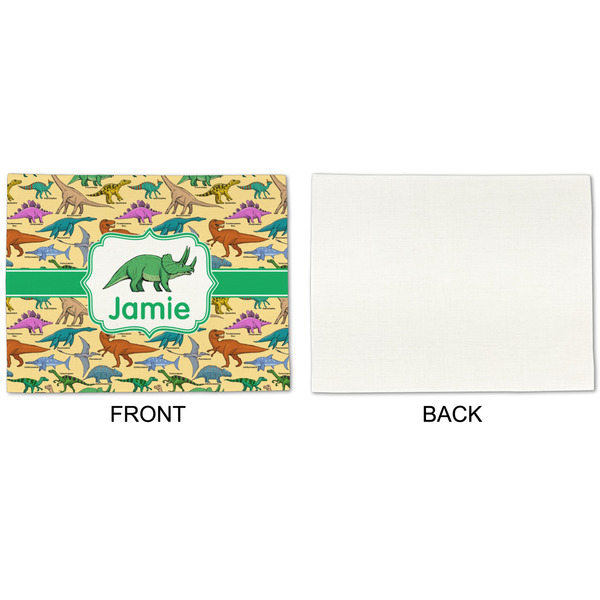 Dinosaurs Linen Placemat - APPROVAL Single (single sided)