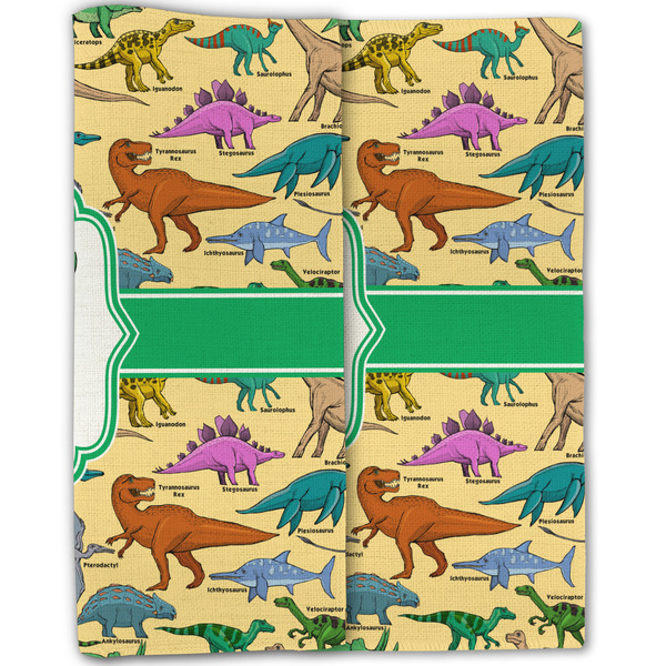 Dinosaurs Linen Placemat - Folded Half (double sided)