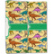Dinosaurs Linen Placemat - Folded Half (double sided)
