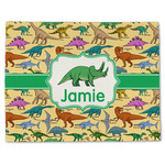 Dinosaurs Single-Sided Linen Placemat - Single w/ Name or Text