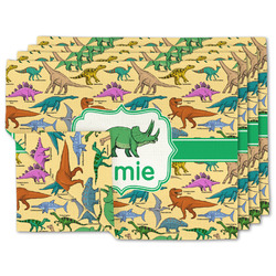 Dinosaurs Linen Placemat w/ Name or Text