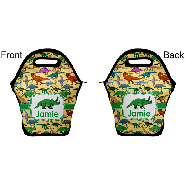 Dinosaurs Lunch Bag - Front and Back