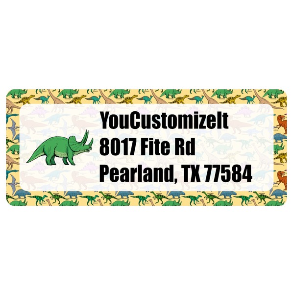 Custom Dinosaurs Return Address Labels (Personalized)
