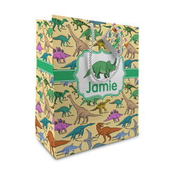 Dinosaurs Medium Gift Bag (Personalized)
