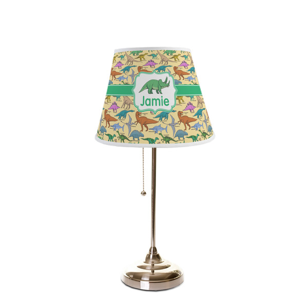 Dinosaurs Poly Film Empire Lampshade - On Stand