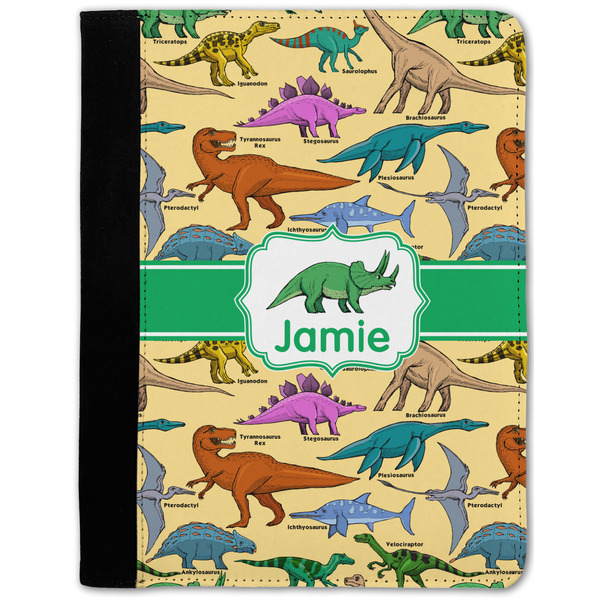 Custom Dinosaurs Notebook Padfolio w/ Name or Text