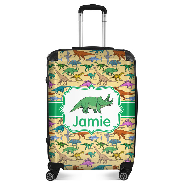 Custom Dinosaurs Suitcase - 24" Medium - Checked (Personalized)