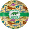 Dinosaurs Melamine Plate 8 inches