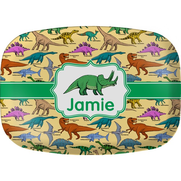 Custom Dinosaurs Melamine Platter (Personalized)