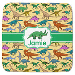 Dinosaurs Memory Foam Bath Mat - 48"x48" (Personalized)