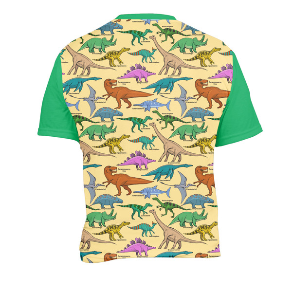 Dinosaurs Men's Crew Neck T Shirt Medium - Back