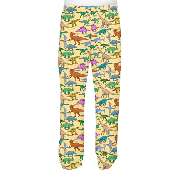 Dinosaurs Men's Pjs Back - on model