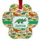 Dinosaurs Metal Paw Ornament - Front