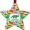 Dinosaurs Metal Star Ornament - Front
