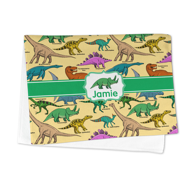 Dinosaurs Microfiber Dish Towel - FOLDED HALF