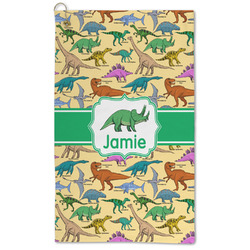Dinosaurs Microfiber Golf Towel (Personalized)