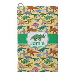 Dinosaurs Microfiber Golf Towel - Small (Personalized)