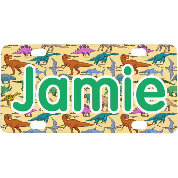 Custom Dinosaurs Mini/Bicycle License Plate (Personalized)