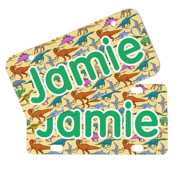 Dinosaurs Mini License Plates - MAIN (4 and 2 Holes)