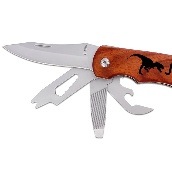 Dinosaurs Multi-tool - DETAIL (knife end)