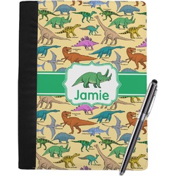 Dinosaurs Notebook Padfolio - Large w/ Name or Text