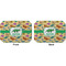 Dinosaurs Octagon Placemat - Double Print Front and Back