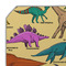 Dinosaurs Octagon Placemat - Single front (DETAIL)
