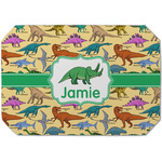 Dinosaurs Dining Table Mat - Octagon (Single-Sided) w/ Name or Text