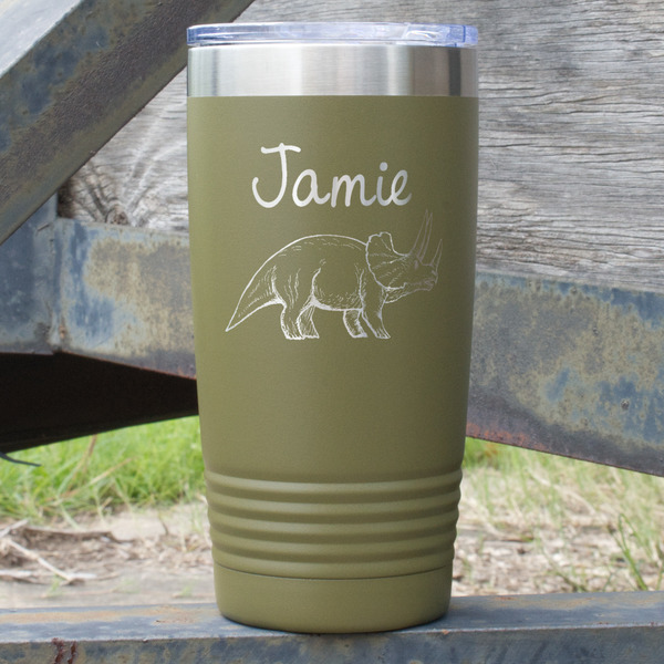 Dinosaurs Olive Polar Camel Tumbler - 20oz - Main