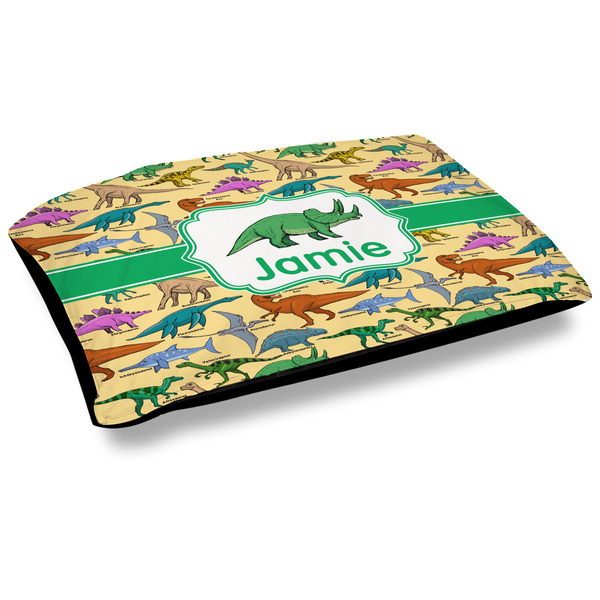 Custom Dinosaurs Dog Bed w/ Name or Text