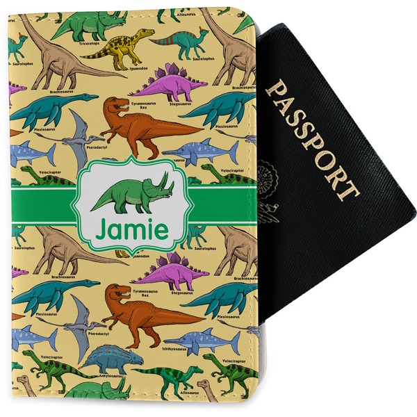 Custom Dinosaurs Passport Holder - Fabric (Personalized)
