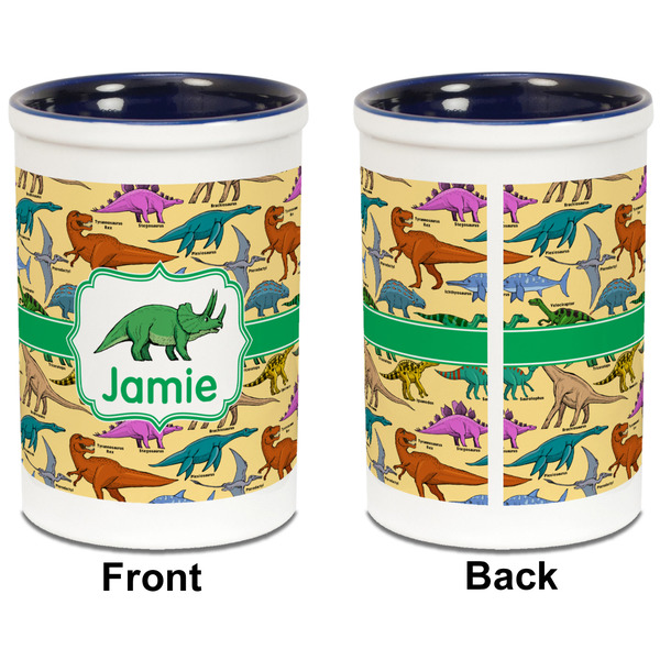 Dinosaurs Pencil Holder - Blue - approval