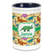 Dinosaurs Ceramic Pencil Holders - Blue