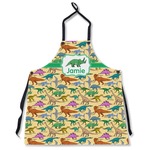 Dinosaurs Apron Without Pockets w/ Name or Text