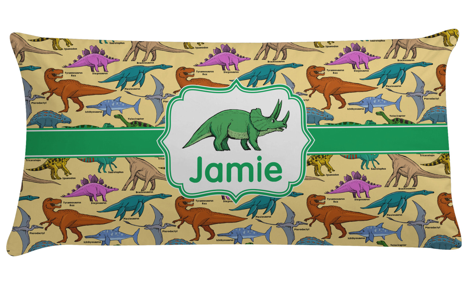 dinosaur shaped pillowcase